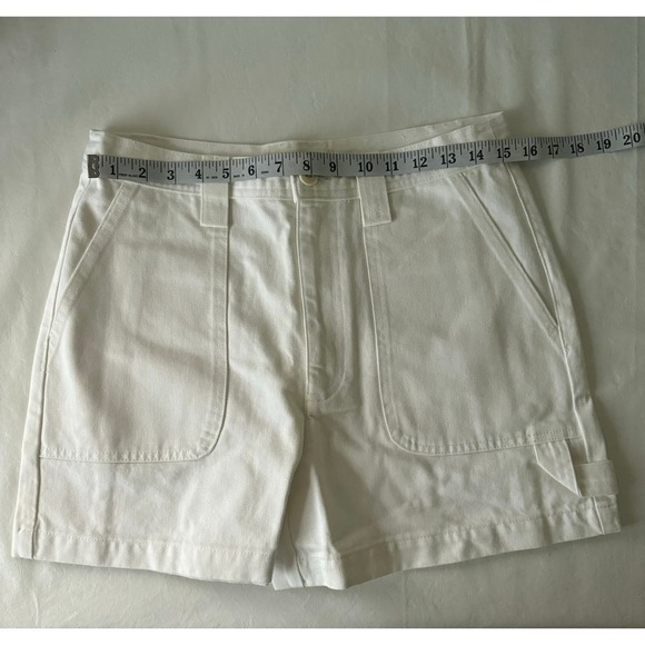 Alex Mill  Phoebe Shorts in White Denim Size 8 - Picture 8 of 8
